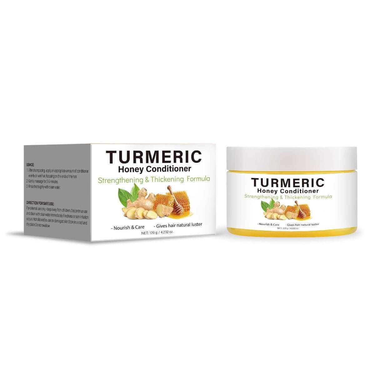 ✨ Golden Harmony Turmeric & Honey Conditioner – Nourish, Strengthen & Shine.