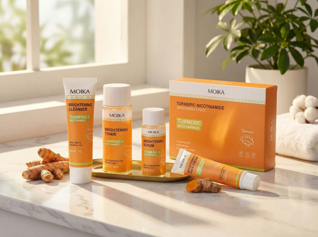 "Brighten Up: 4-Step Turmeric & Niacinamide Skincare Routine" - Unica Beauty Essentials