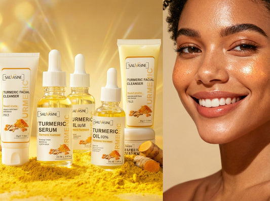 "Complete Care: 5-Piece Turmeric Glow Kit for Healthy, Radiant Skin" - Unica Beauty Essentials
