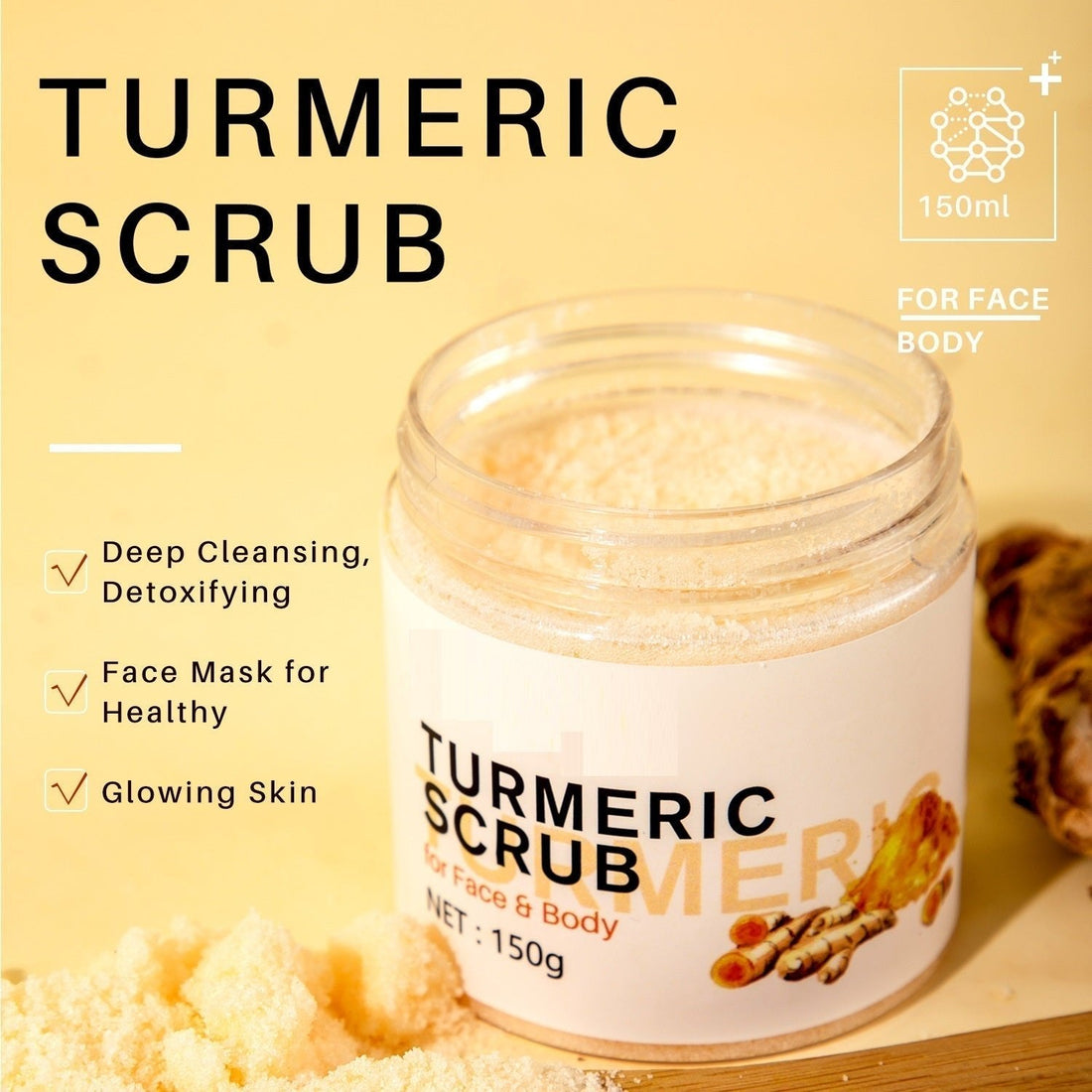Glow Naturally: Turmeric Body Scrub for Soft, Radiant Skin - Unica Beauty Essentials
