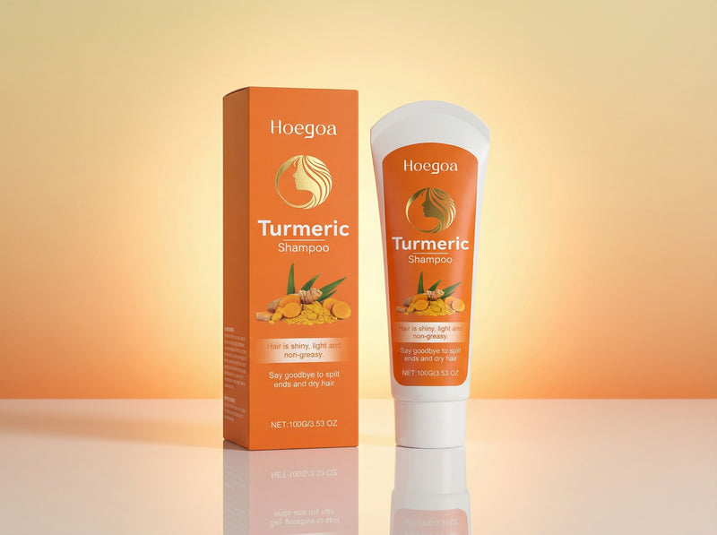 ✨Golden Vitality Turmeric & Herbal Shampoo – Strengthen, Revitalize & Nourish.