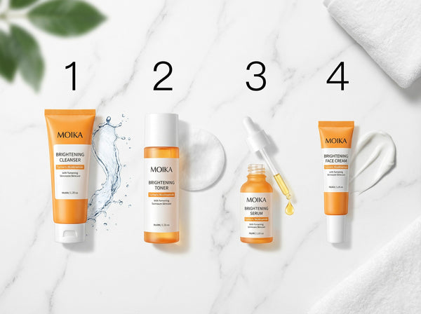 Turmeric & Niacinamide Brightening 4-Piece Skincare Set