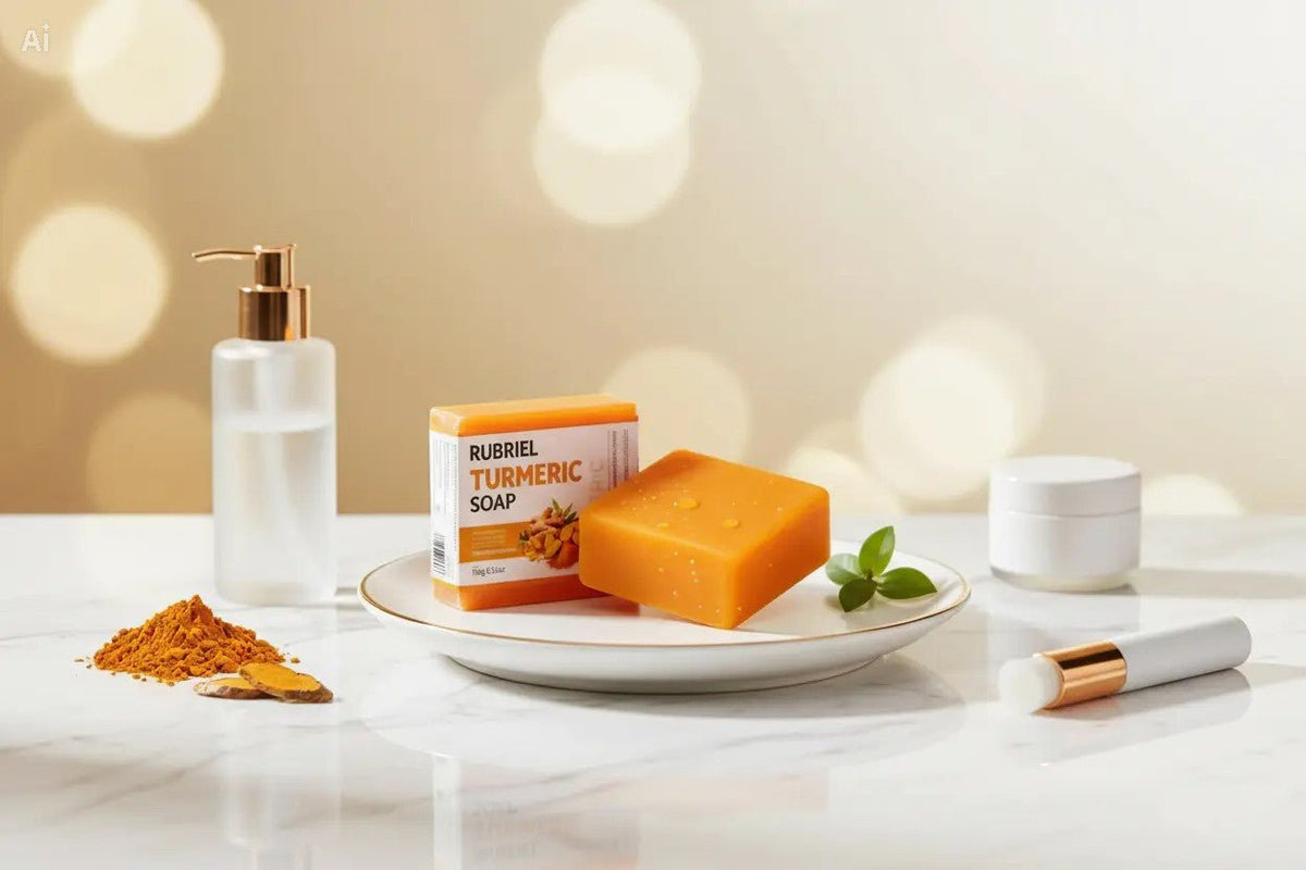 ✨ Golden Glow Turmeric Facial Soap - Unica Beauty Essentials