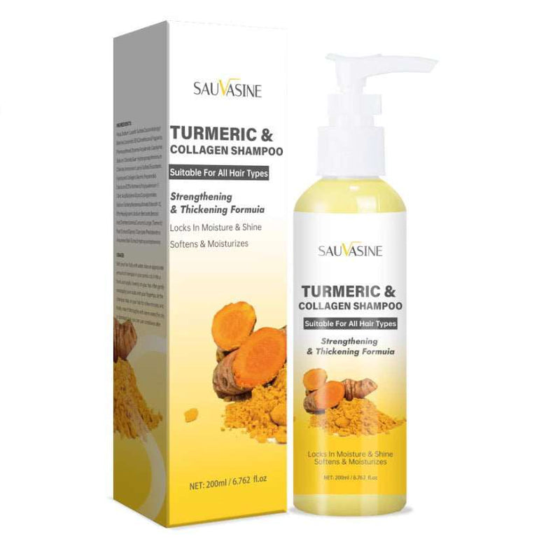 Golden Renewal Turmeric Shampoo – Uplift, Soothe & Shine.