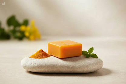 ✨ Golden Glow Turmeric Facial Soap - Unica Beauty Essentials