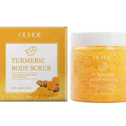 ✨ Turmeric Radiance Ritual Body Scrub – Reveal, Renew & Shine.