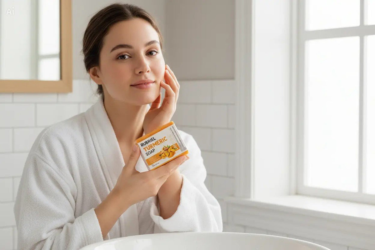 ✨ Golden Glow Turmeric Facial Soap - Unica Beauty Essentials