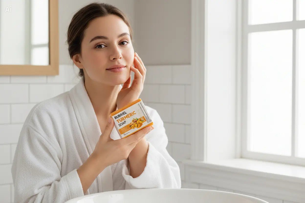 ✨ Golden Glow Turmeric Facial Soap - Unica Beauty Essentials