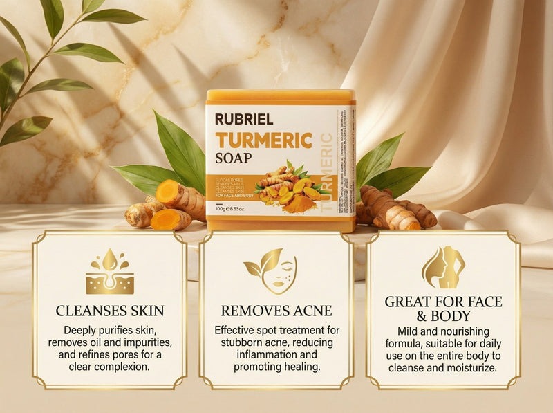 Golden Glow Turmeric Facial Soap - Unica Beauty Essentials