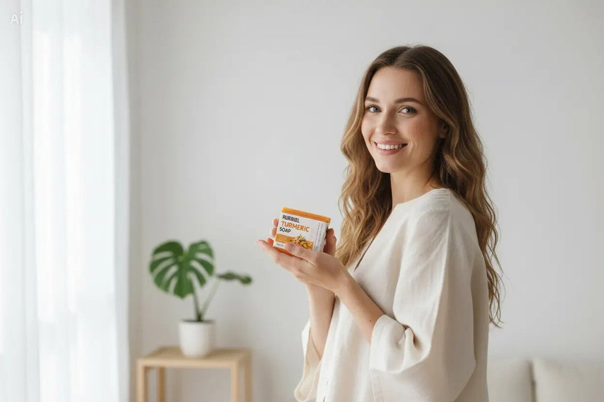 ✨ Golden Glow Turmeric Facial Soap - Unica Beauty Essentials