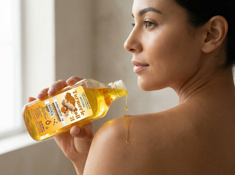 ✨ Radiant Serenity Turmeric Body Oil – Deep Comfort & Lasting Glow.