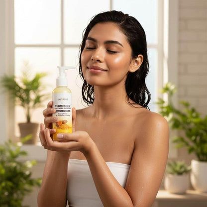 Golden Renewal Turmeric Shampoo – Uplift, Soothe & Shine.
