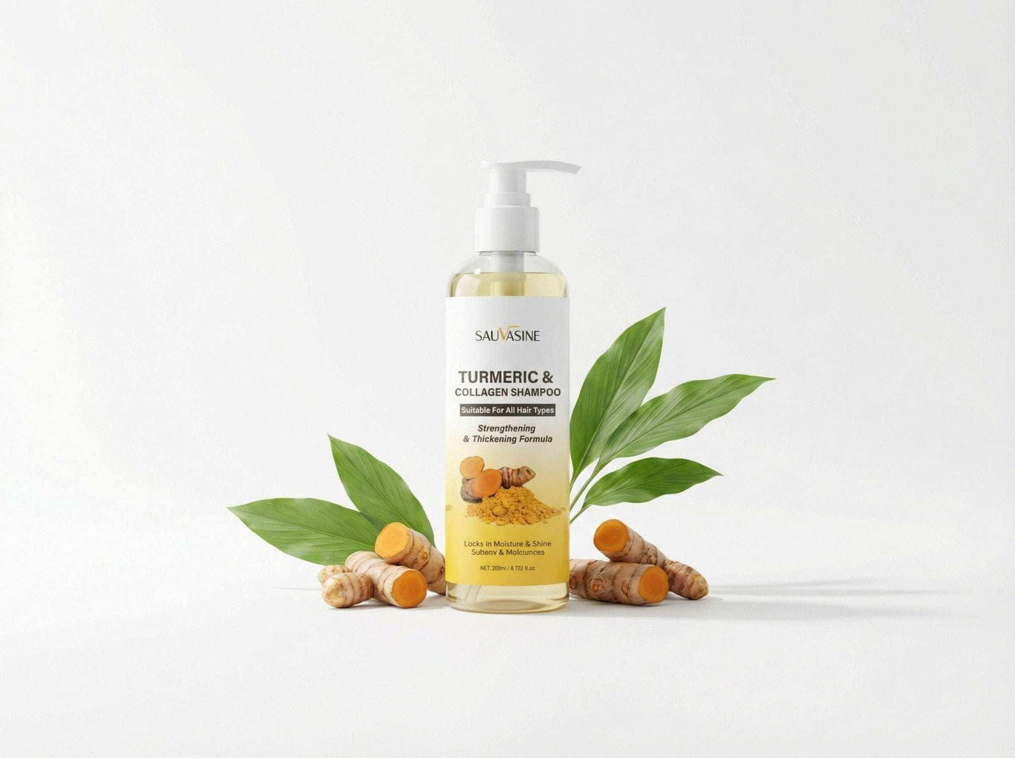 Golden Renewal Turmeric Shampoo – Uplift, Soothe & Shine.